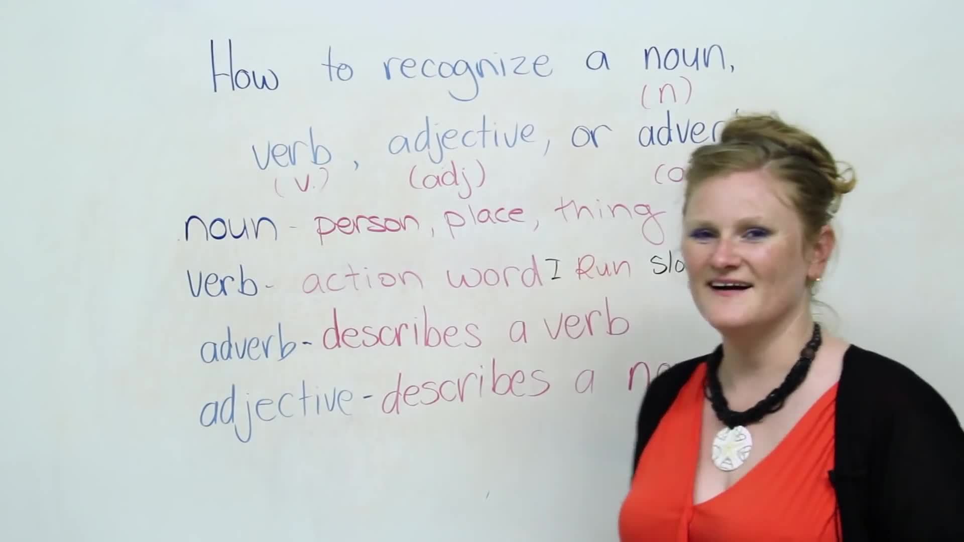 Basic English Grammar Noun, Verb, Adjective, Adverb English